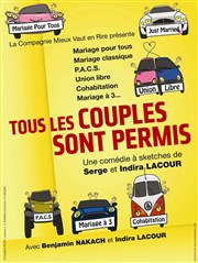 Tous les couples sont permis Thtre du Moulin de Flottes Affiche