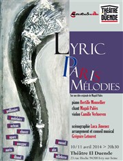 Lyric Paris Mélodies Thtre El Duende Affiche