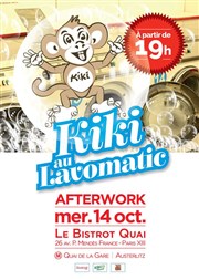 Kiki au Lavomatic - show case Milky Way - dj/prod C.R.A.C.K.E.N. Le bistrot quai Affiche