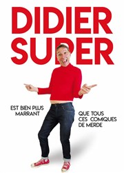 Didier super est bien plus marrant que ces comiques de merde Thtre de la Cit Affiche