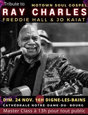 Freddie Hall Soul & Gospel : Tribute to Ray Charles Cathdrale Notre-Dame du Bourg Affiche