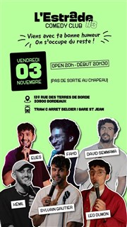 L'Estrade Comedy Club | Tous les vendredis ! L'Estrade Affiche