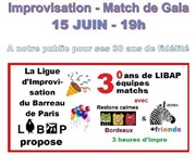 Match de Gala 30 ans de Libap Salle du Patronage Lac du XVme Affiche