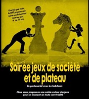 Soirée jeux de société et de plateau Maison Pour Tous Jules Valls Affiche