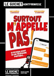 Surtout m'appelle pas ! Guichet Montparnasse Affiche