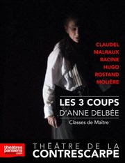 Les 3 coups d'Anne Delbée Le Contrescarpe Affiche