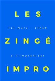 Les Zingé : 100% Impro Improvi'bar Affiche