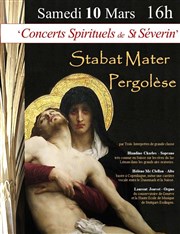 Stabat Mater de Pergolèse Eglise Saint Sverin Affiche