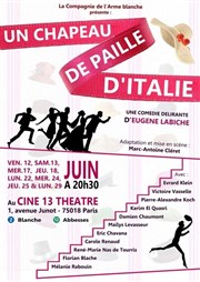 Un Chapeau de paille d'Italie Thtre Lepic Affiche