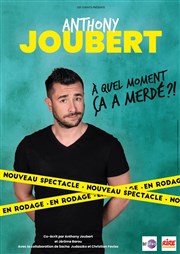 Anthony Joubert dans A quel moment ça a merdé ? Thtre Daudet Affiche