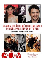 Deux Workshops : Méthode Meisner | par Steven Ditmyer Atelier Juliette Moltes Affiche