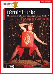 Domie Gallois dans Mesdames, si votre sexe pouvait parler, que dirait-il ? Féminitude Laurette Thtre Avignon - Grande salle Affiche