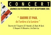 Concert baroque "Guerre et Paix, de l'ombre à la lumière" Chapelle du Couvent Saint Franois Affiche