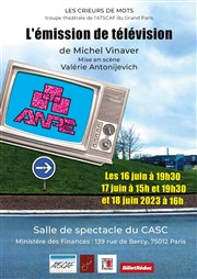 L'Emission de télévision CASC - Salle de spectacle du Ministre des finances Affiche