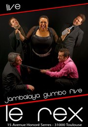 Jambalaya Gumbo five + Drew Davies Le Rex de Toulouse Affiche