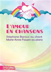 L'amour en chansons Thtre Darius Milhaud Affiche