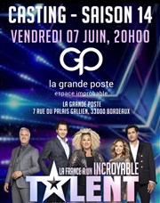 Soirée casting La France a un incroyable talent La grande poste - Espace improbable Affiche