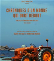 Chroniques d'un monde qui dort debout Impro Club d'Avignon Affiche