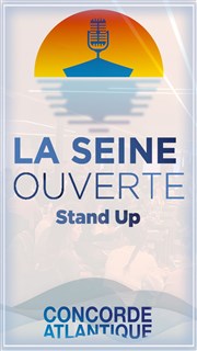 La Seine ouverte Bateau Concorde Atlantique Affiche