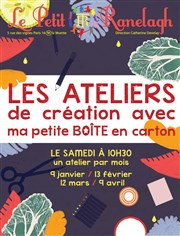 Les ateliers de création avec Ma petite Boîte en carton Thtre le Ranelagh Affiche