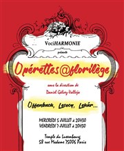 Opérettes@florilège Temple du Luxembourg Affiche