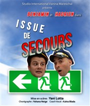 Benjamin et Hadrien dans Issue de secours Thtre Le Bout Affiche