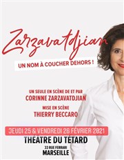 Corinne Zarzavatdjian dans Zarzavatdjian un nom à coucher dehors ! Caf Thtre du Ttard Affiche