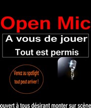 Open Mic Spotlight Affiche