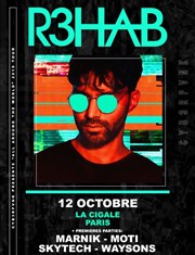 R3hab La Cigale Affiche