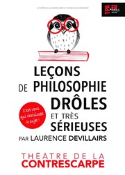 Leçons de philosophie drôles et très sérieuses Le Contrescarpe Affiche