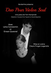 Duo Pour Violon Seul Thtre de L'Orme Affiche