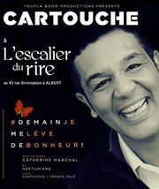 Cartouche dans Demain je me lève de bonheur ! L'Escalier du Rire Affiche