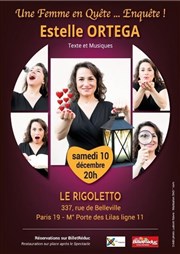 Estelle Ortega dans Une femme en Quête... enquête ! Le Rigoletto Affiche