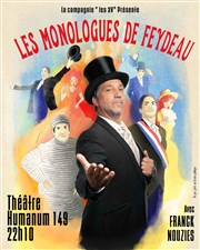 Les Monologues de Feydeau Thtre Humanum Affiche