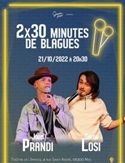 2x30 minutes de blagues | Sacha & Joris Thtre de l'Impasse Affiche