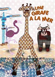 Une girafe à la mer Akton Thtre Affiche