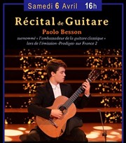 Récital de Guitare par Paolo Besson Eglise Saint Andr de l'Europe Affiche