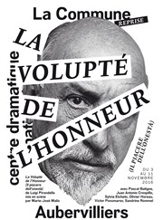 La Volupté de l'Honneur Thtre de la Commune Affiche