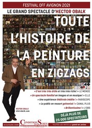 Toute l'histoire de la peinture en zigzags | par Hector Obalk La Condition Des Soies Affiche