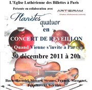 Quatuor Planète : Soirée Réveillon Eglise des Billettes Affiche