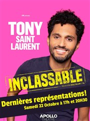 Tony Saint Laurent dans Inclassable Apollo Thtre - Salle Apollo 360 Affiche