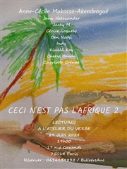 Lectures autour de "Ceci n'est pas l'Afrique 2" L'atelier du verbe Affiche