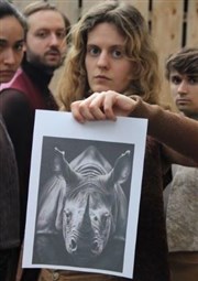 Ce que vit le rhinocéros lorsqu'il regarda de l'autre côté de la clôture La Factory - Salle Tomasi Affiche