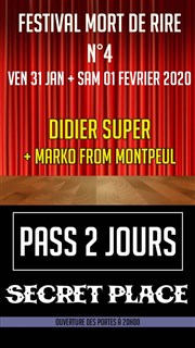 Festival Mort De Rire N°4 - Pass 2 jours Secret Place Affiche