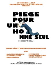 Piège pour un homme seul Thtre Darius Milhaud Affiche