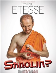 Cyril Etesse dans Shaolin ? La Compagnie du Caf-Thtre - Petite salle Affiche