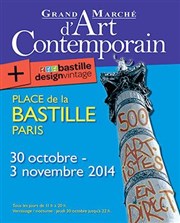 Grand marché d'art contemporain Place de la Bastille Affiche