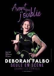 Deborah Falbo dans Avant que j'oublie Thtre Instant T Affiche