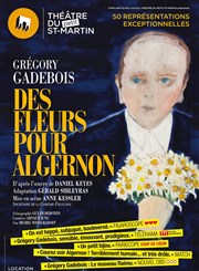 Des fleurs pour Algernon Thtre du Petit Saint Martin Affiche