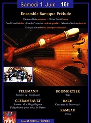 Musique Baroque pour Voix & Ensemble Eglise Saint Andr de l'Europe Affiche